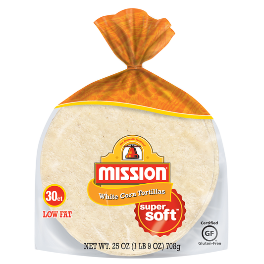 Mission White Corn Tortillas- 30 Count