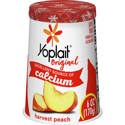 Yoplait® Original Yogurt Single Serve Cup Peach 6 oz