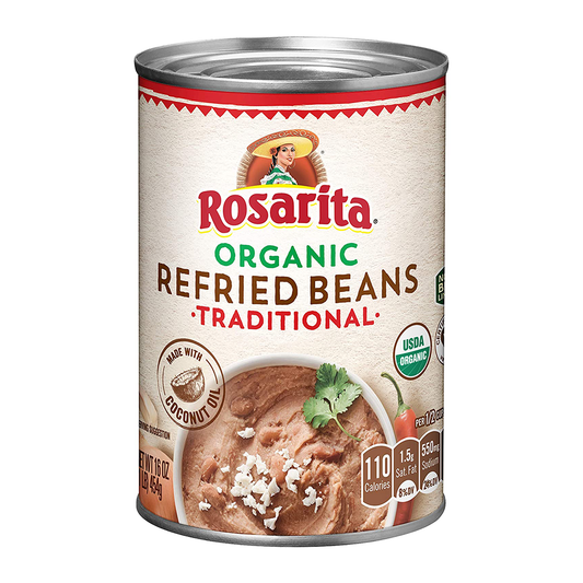 Rosarita Organic Refried Beans (16 oz Can)
