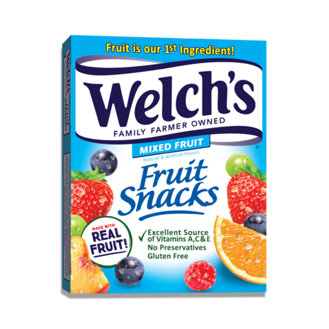 Welch's Fruit Snacks Mixed Fruit, 10 Count 0.9 oz Pouches