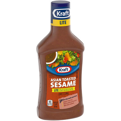 Kraft Asian Toasted Sesame Dressing (Lite) (16 oz)