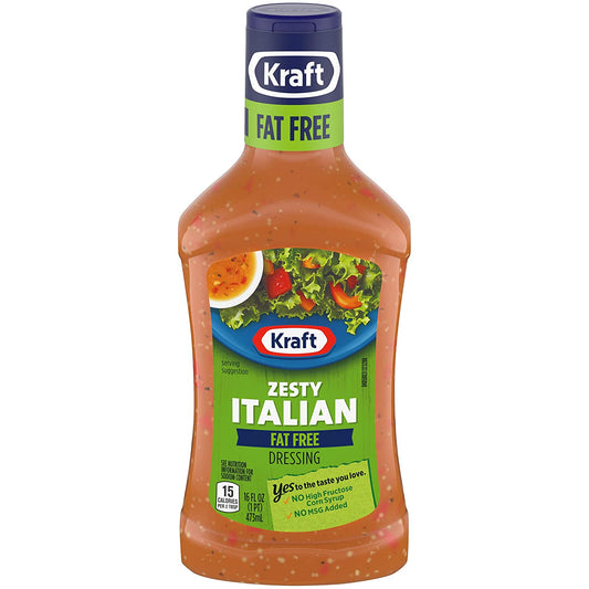 Kraft Zesty Italian Fat Free Dressing (16 oz)