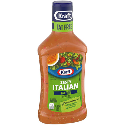 Kraft Zesty Italian Fat Free Dressing (16 oz)