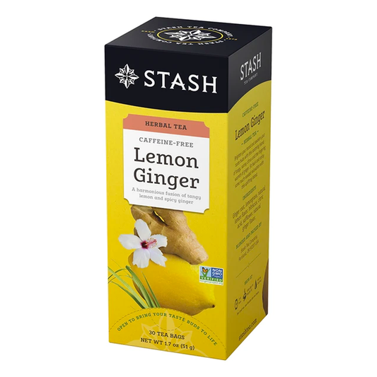 Lemon Ginger Herbal Tea / 1 box-30 count