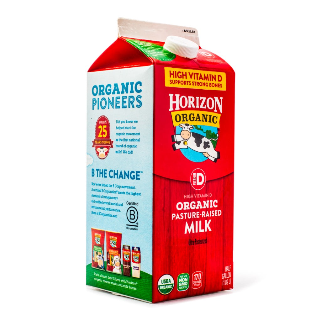 Horizon Organic Vitamin D Milk / Half Gallon
